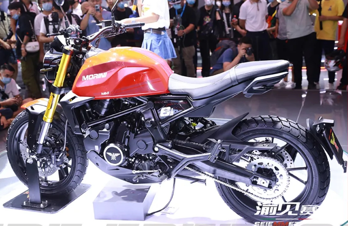 La nueva Moto Morini Seiemezzo Naked en el Salón de la Moto de Chongqing