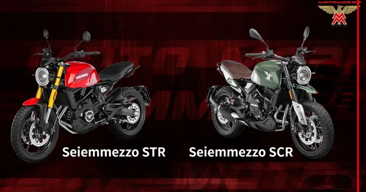 Las nuevas Moto Morini Seiemezzo se presentan en China como Seiemezzo STR (Naked) y Seiemezzo SCR (Scrambler)