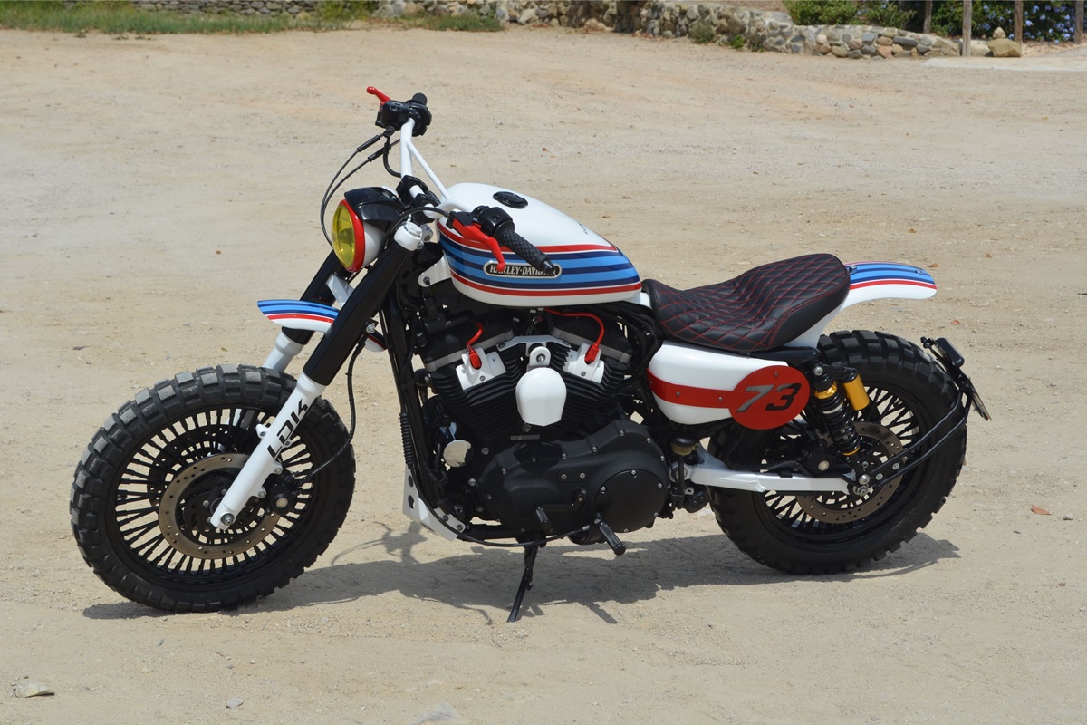 Harley-Davidson Sportster Scrambler "Martini Soulbreaker"