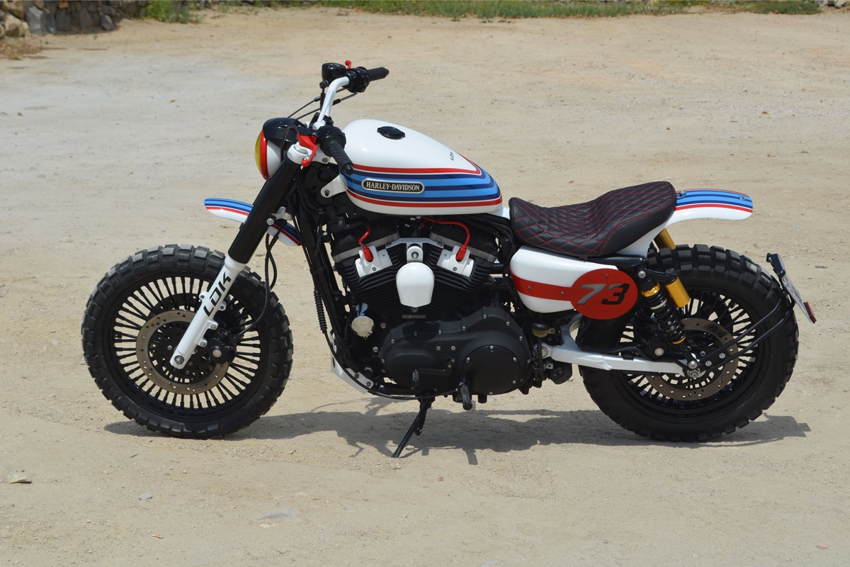 Harley-Davidson Sportster Scrambler "Martini Soulbreaker"