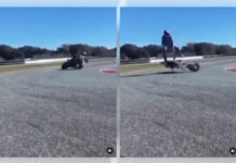 Intenta crear un vídeo viral de supermotard (sale mal...)