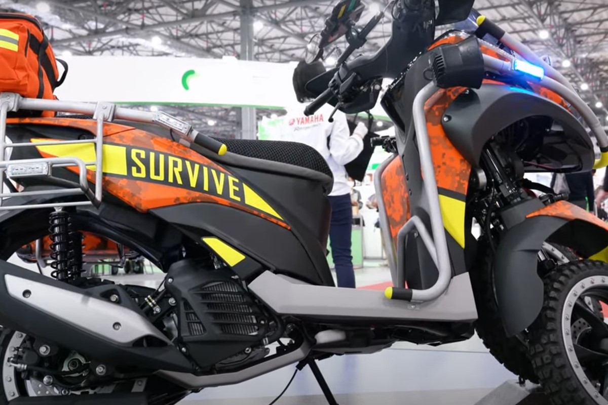 Yamaha Tricity para emergencias
