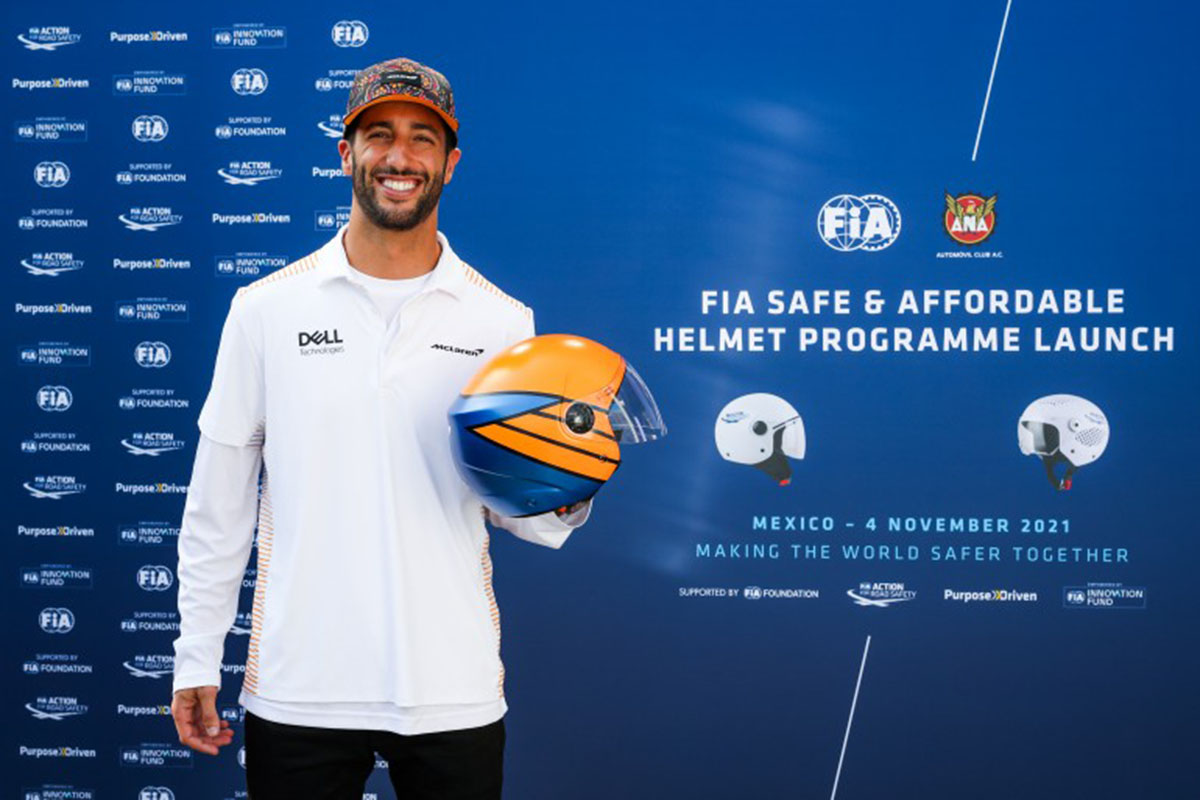 Daniel Ricciardo también se sumó a la iniciativa