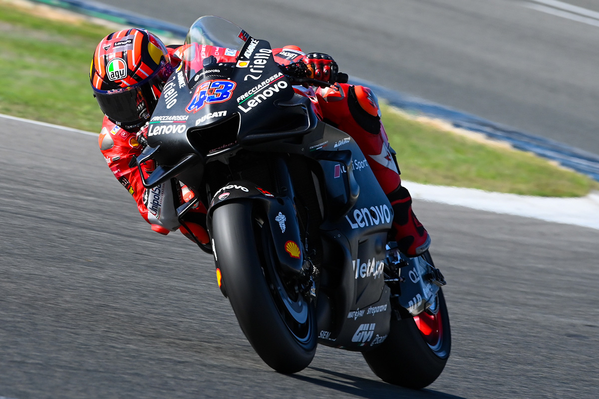 Jack Miller con la nueva Ducati GP22