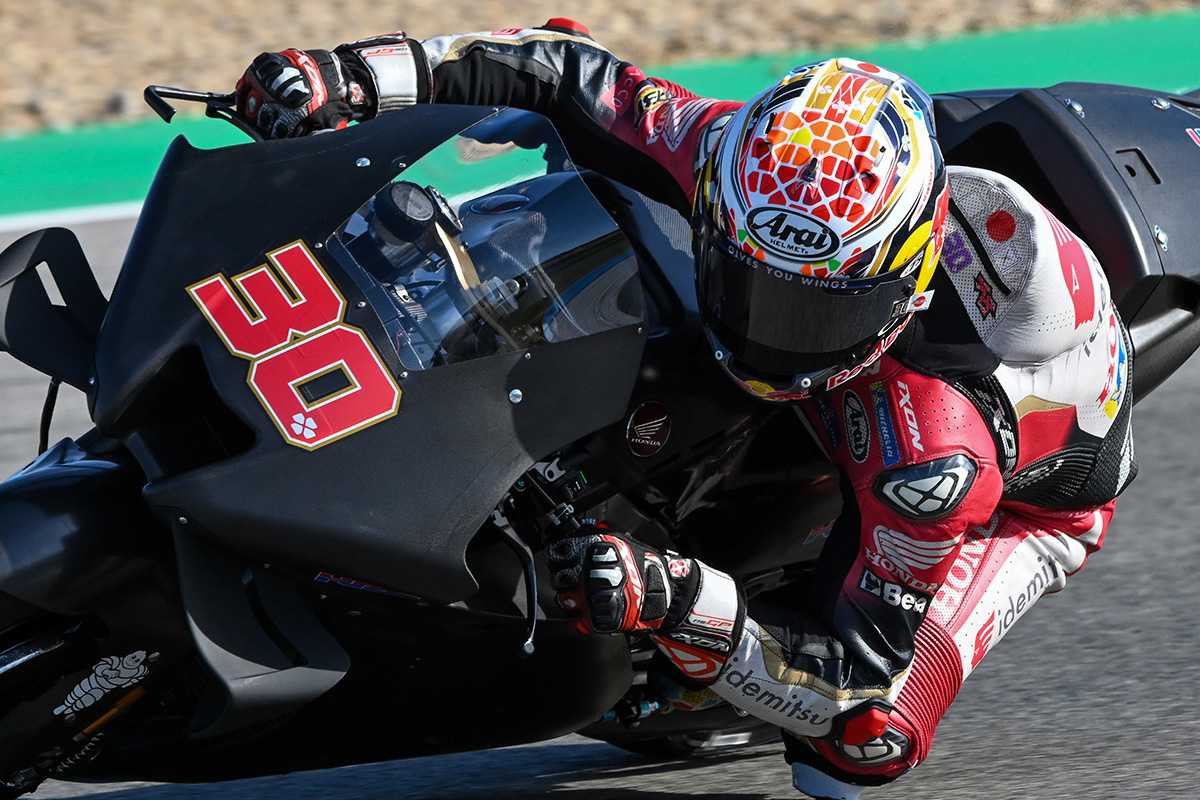 Takaaki Nakagami, muy activo con la Honda 2022
