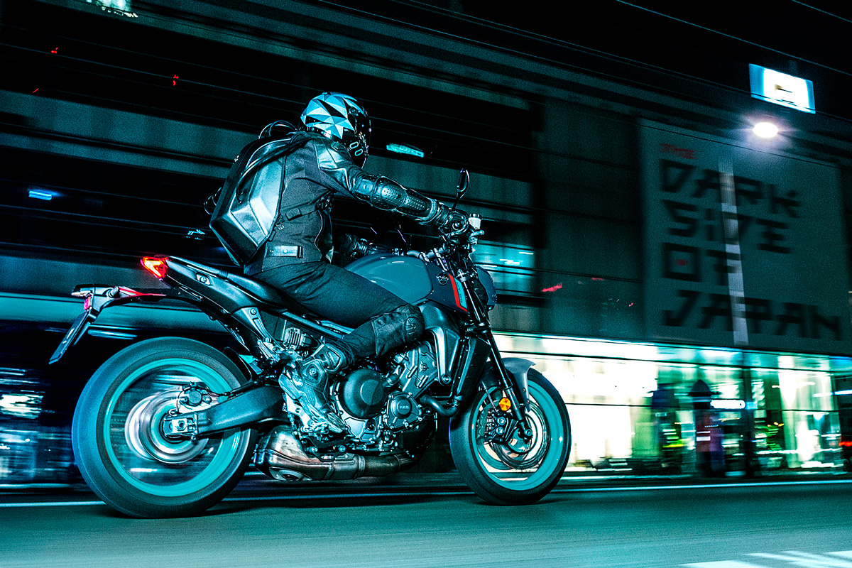 Yamaha MT-09 en acción