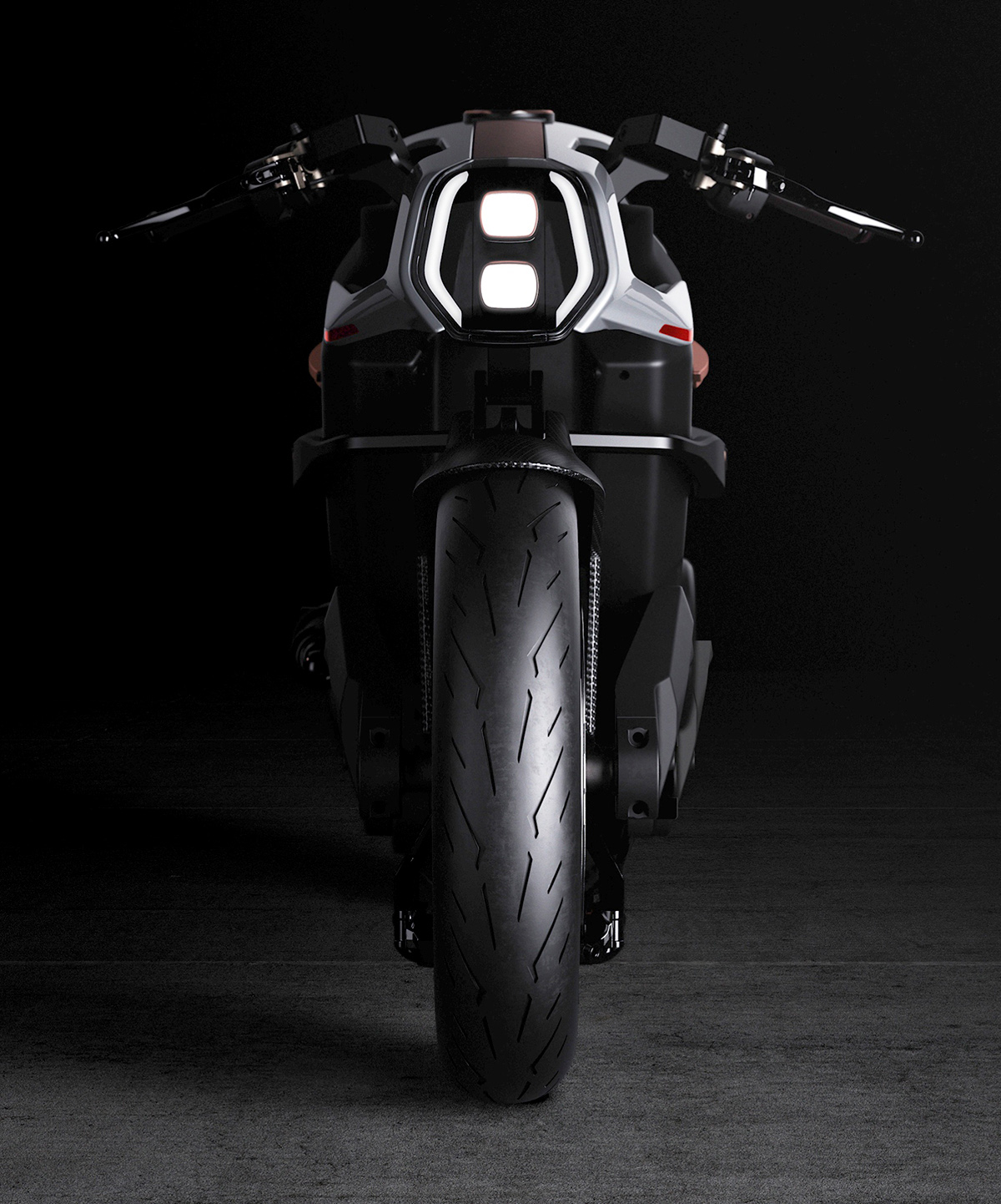 Así es por delante la ARC Vector, la moto eléctrica que no deja indiferente a nadie