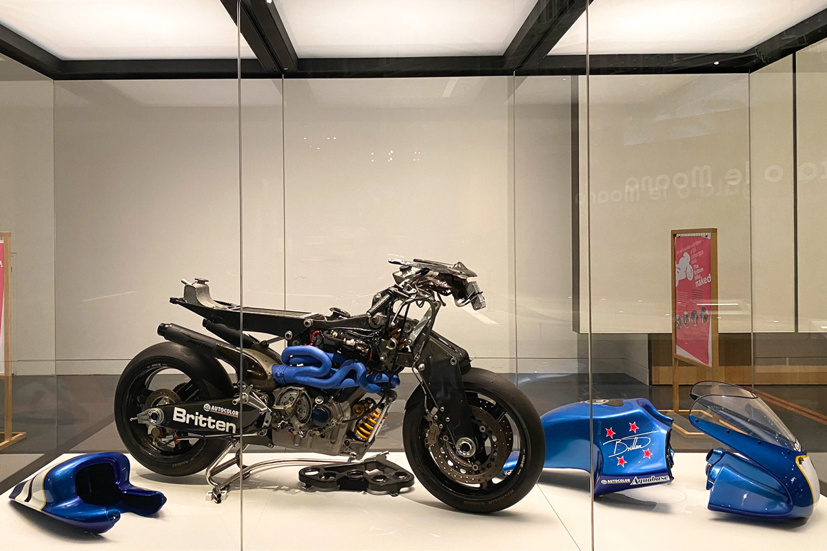 Así es la Britten V1000 al desnudo