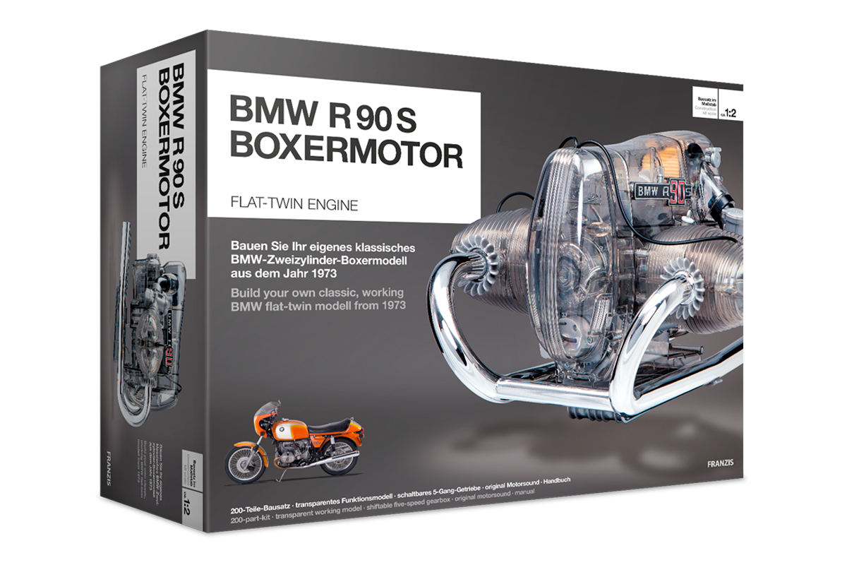 Este motor a escala 1:2 de la BMW R 90 S tiene un precio de 219 euros
