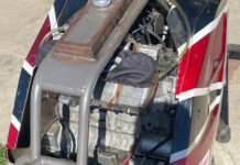 El motor es lo único que conserva de la Hayabusa