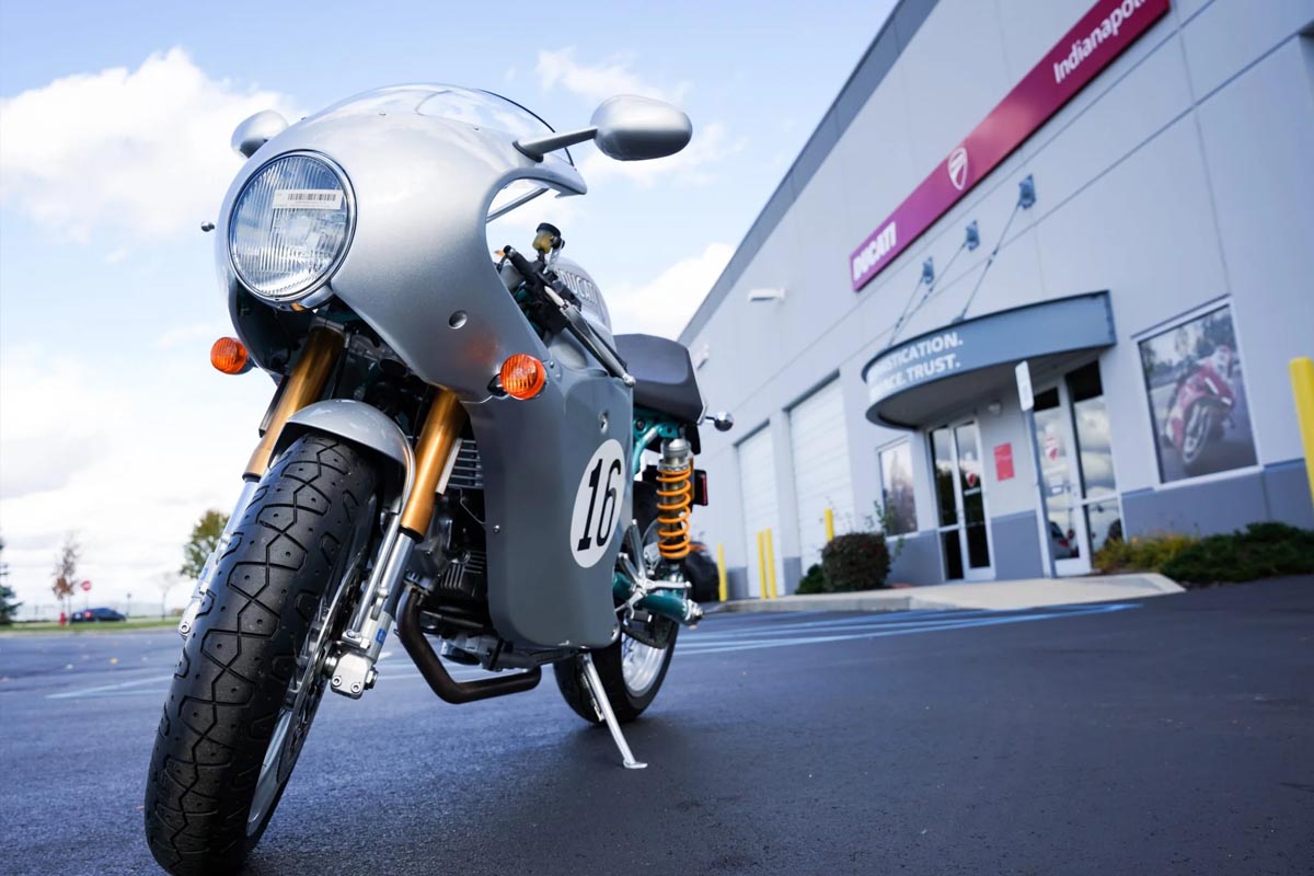 La moto está en Indianápolis