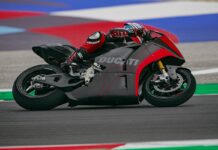 Prototipo de Ducati MotoE en Misano