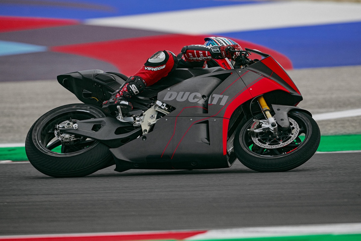 Prototipo de Ducati MotoE en Misano