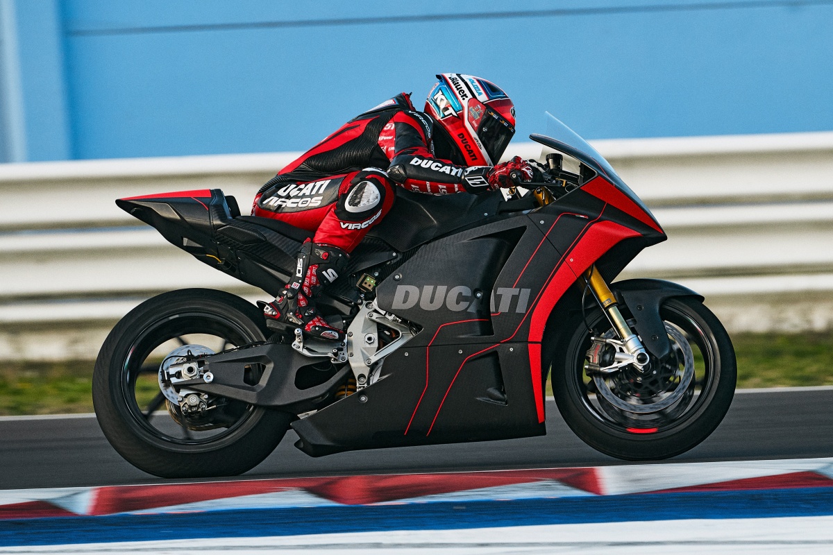 Prototipo de Ducati MotoE en Misano