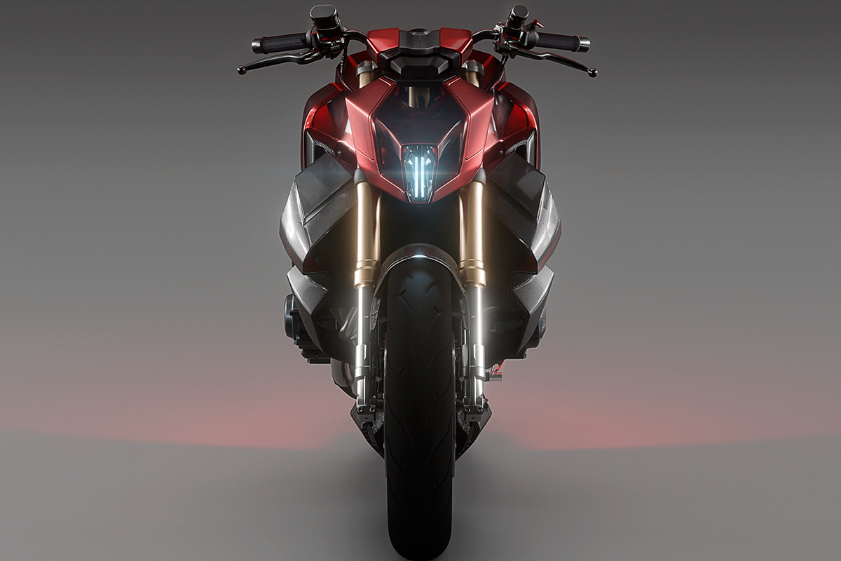 Imagen frontal de la Honda Hornet CBX600 2022 de Spandan Bhattacharjee