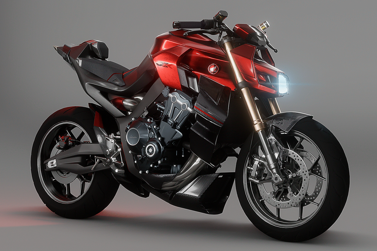 La Honda Hornet CBX600 2022 diseñada por Spandan Bhattacharjee