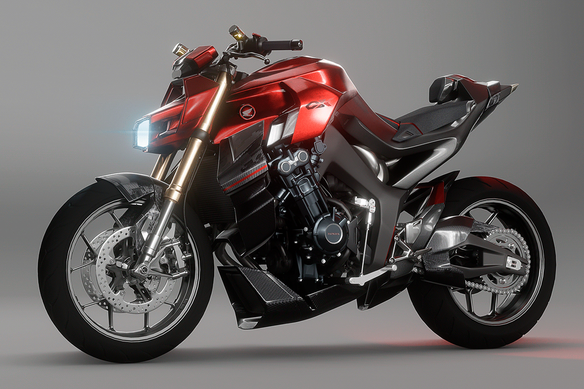 La Honda Hornet CBX600 2022 de Spandan Bhattacharjee