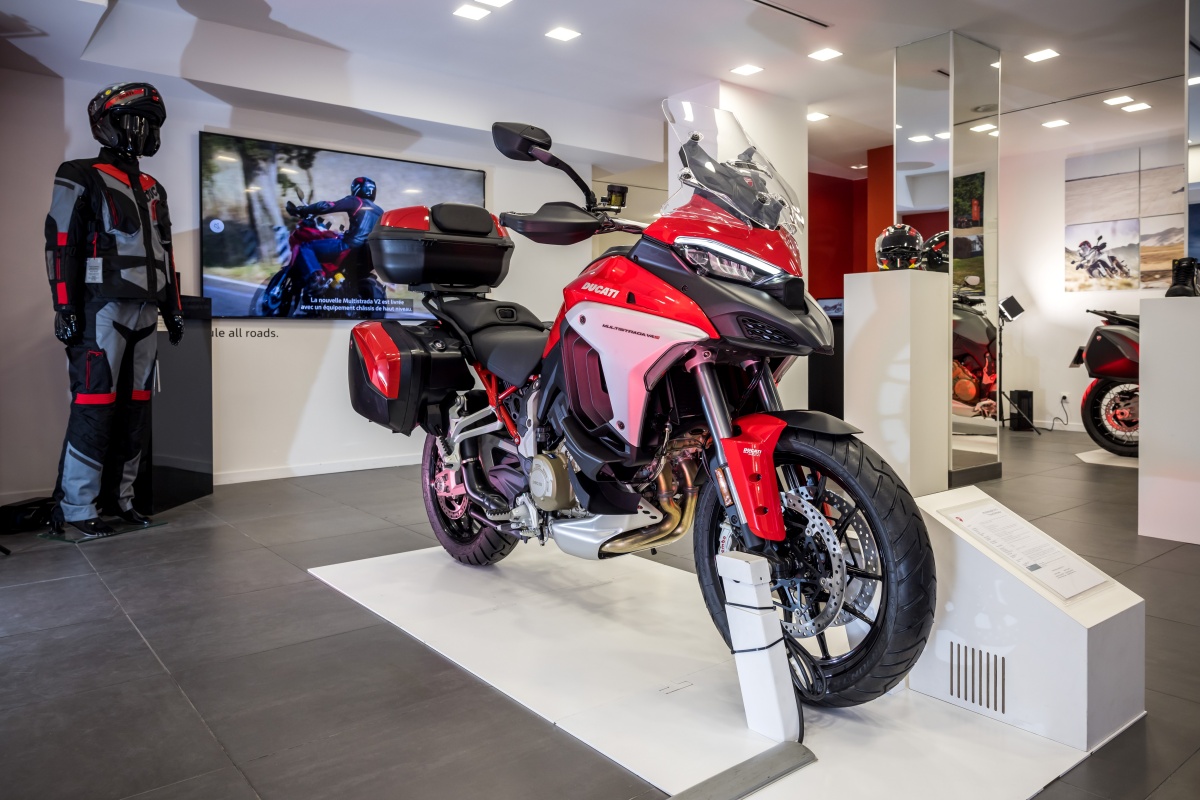 Ducti Multistrada V4 en 'La Galerie by Ducati'