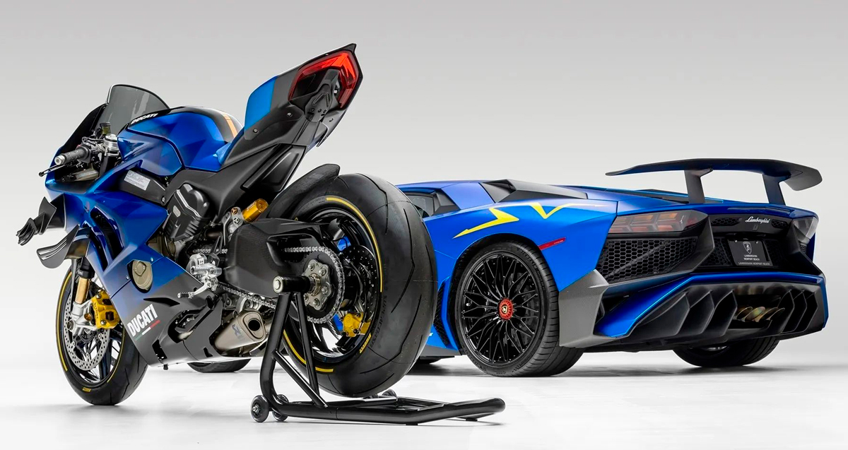 ¿El color de tu Lamborghini y tu Ducati no combinan? Fácil, pintas los dos