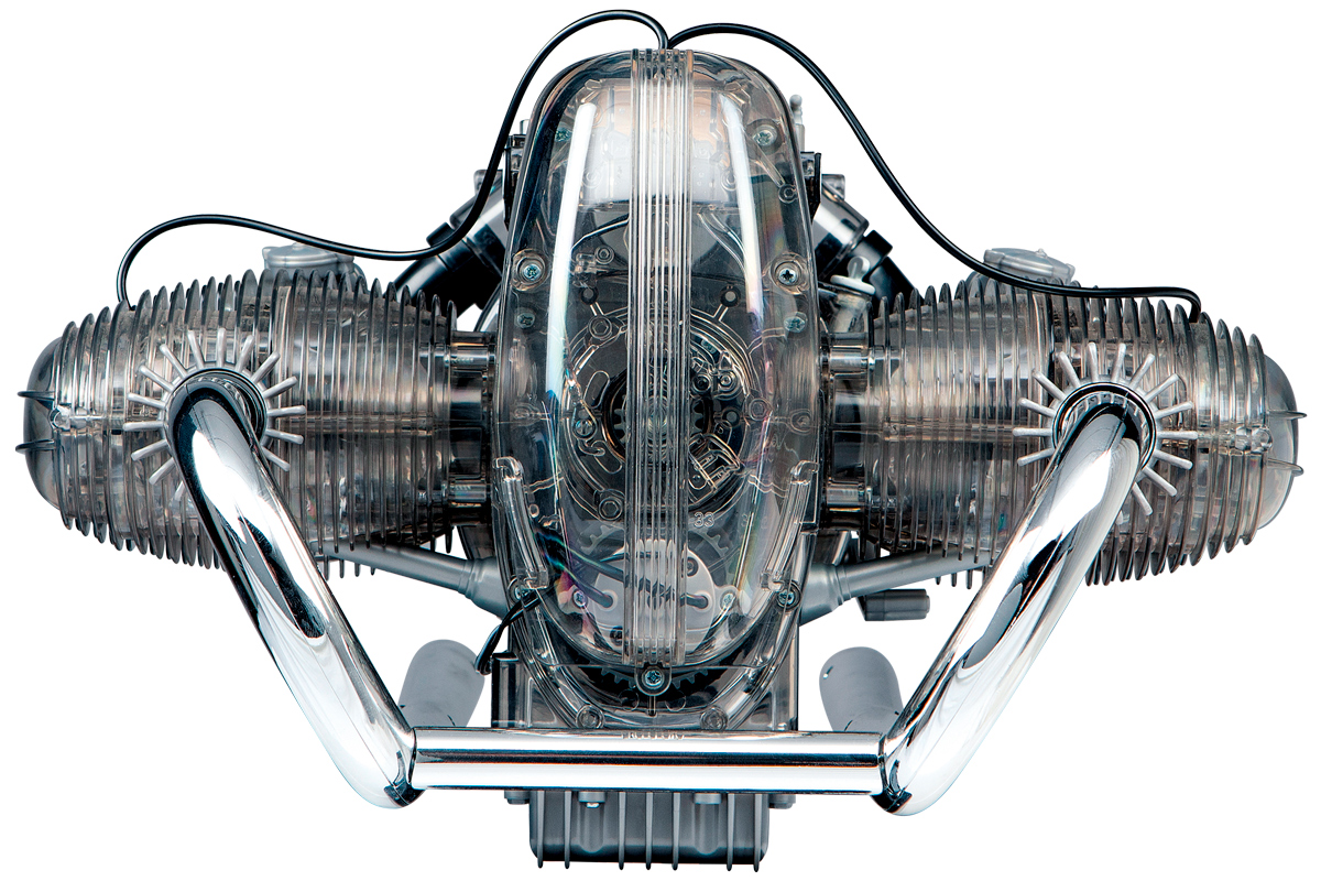 El nivel de detalle de esta réplica del motor bóxer de BMW de los 70 es increíble