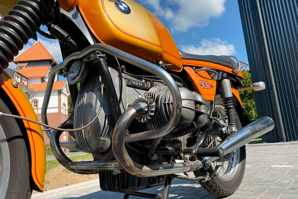 El motor original de la BM R 90 S