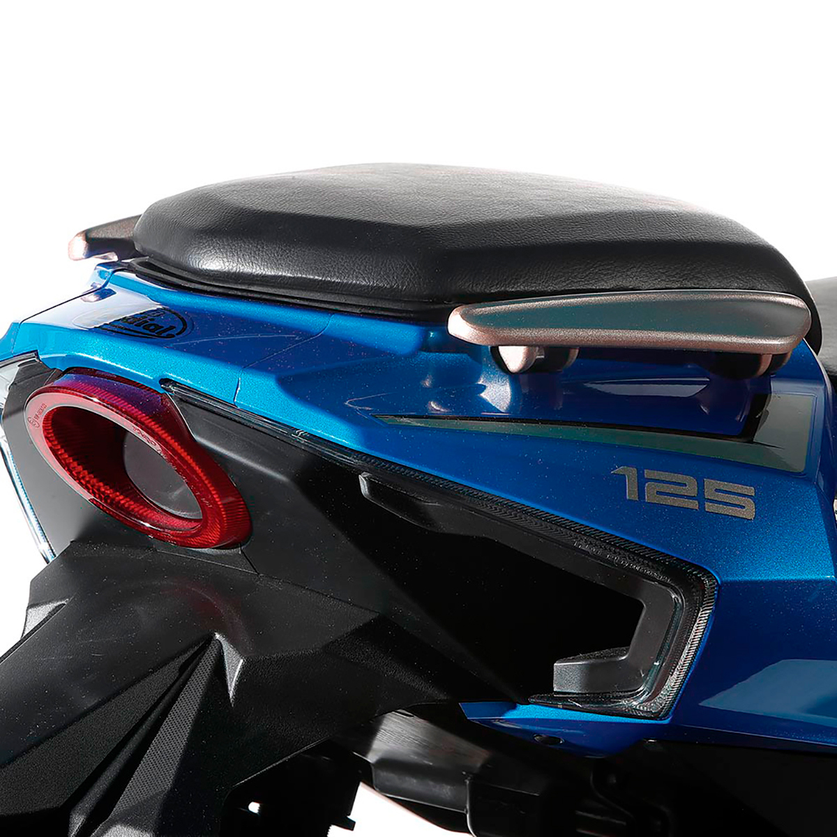 Parte trasera del nuevo scooter FB Mondial Imola
