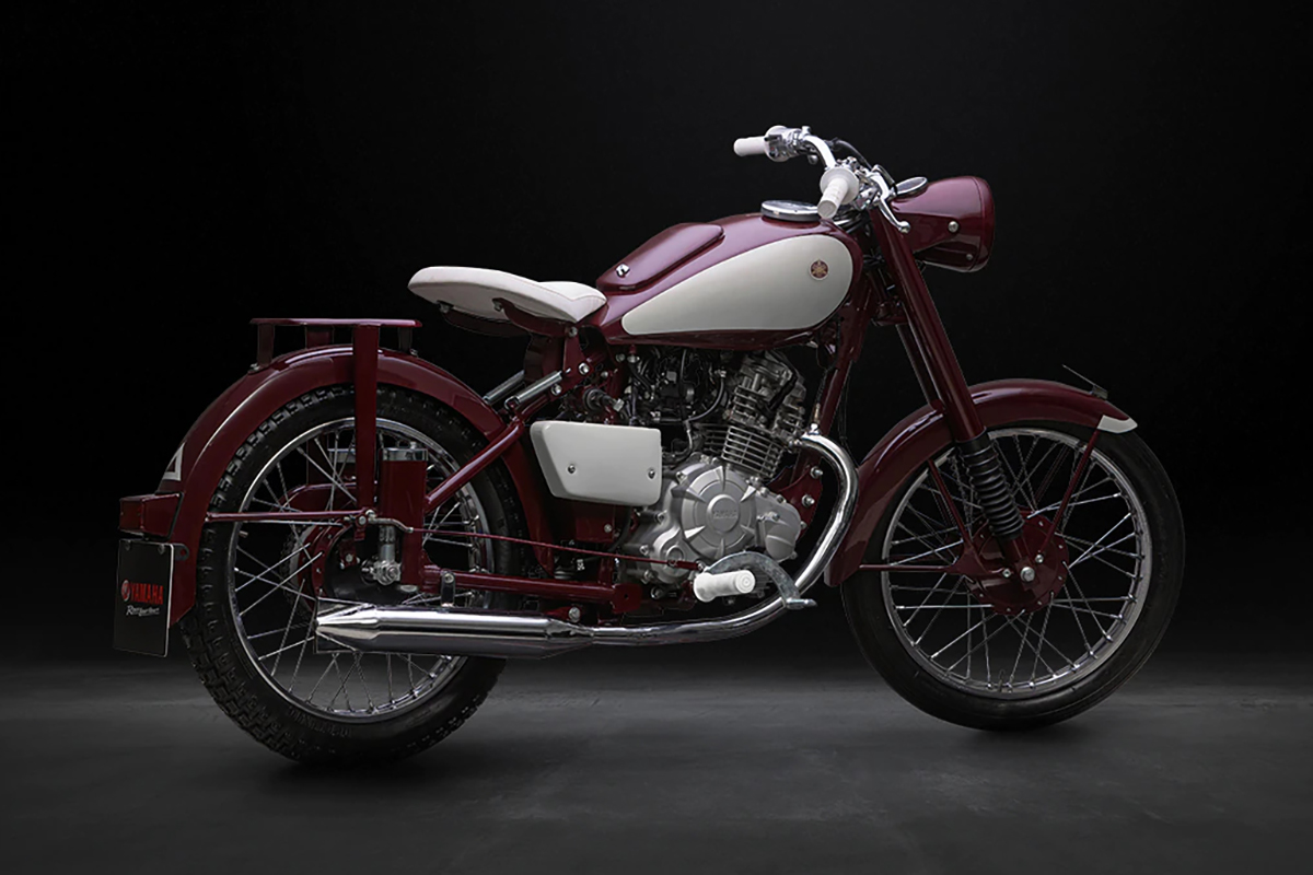 La primera moto de Yamaha ahora tiene su réplica en versión 2021: la Yamaha Red Dragonfly