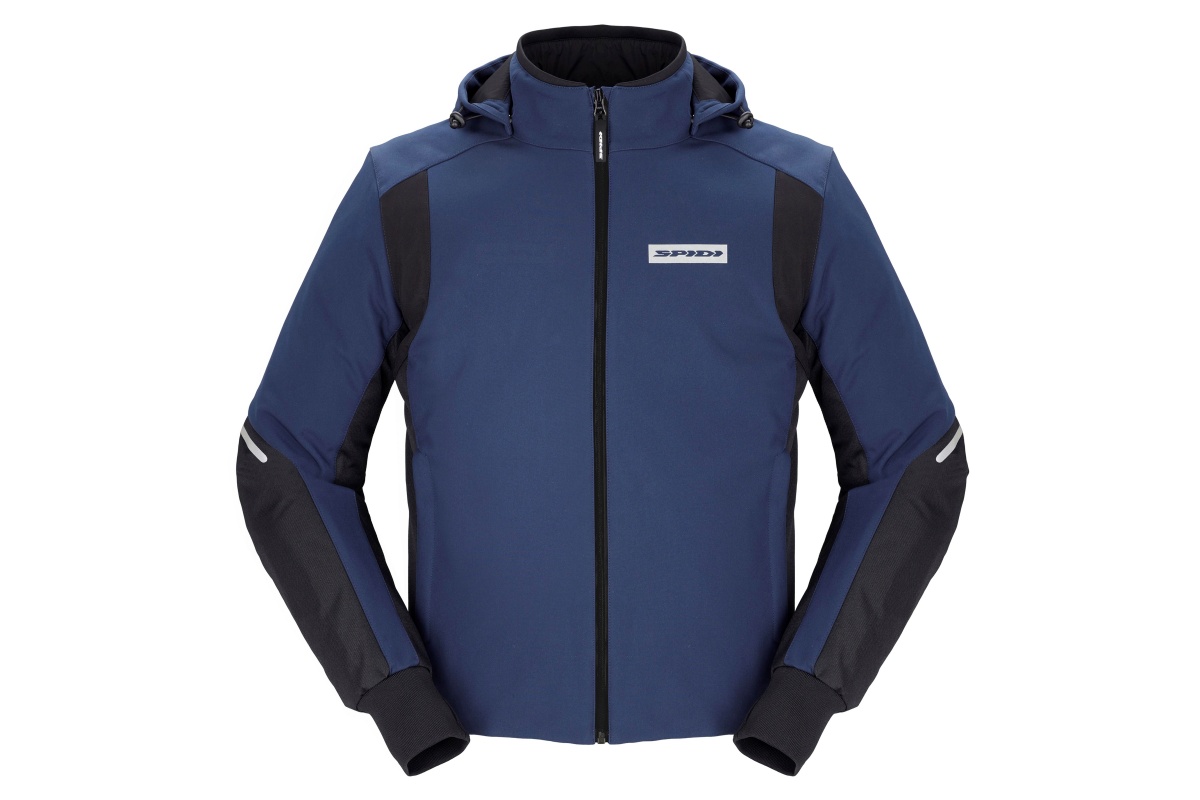 SPIDI Hoodie Armor H2Out - Azul cerrada