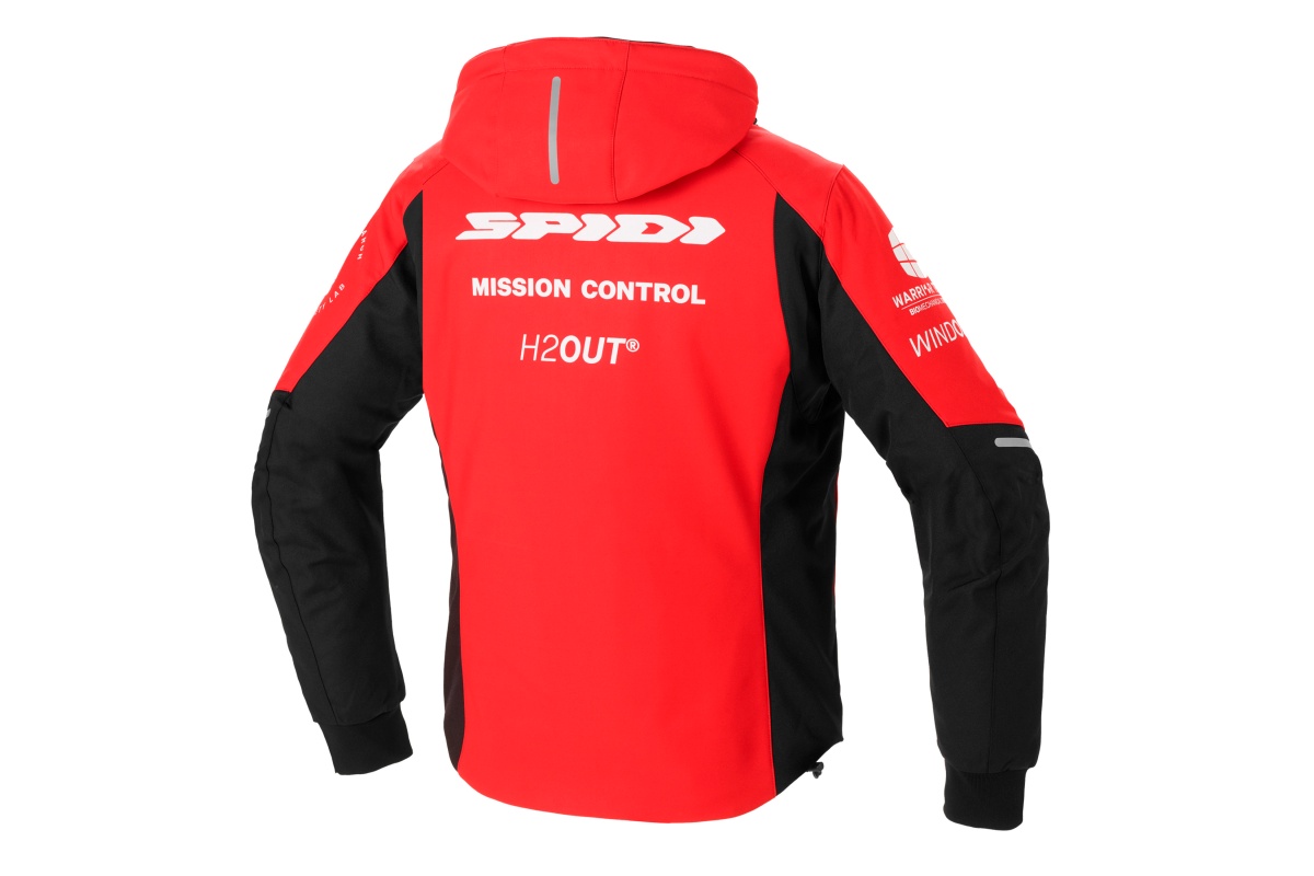 SPIDI Hoodie Armor H2Out - Rojo
