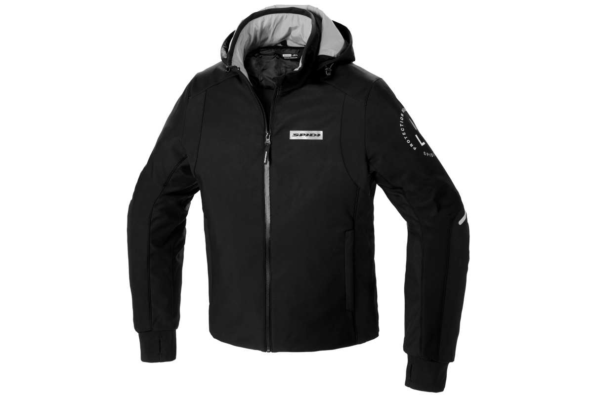 SPIDI Hoodie Armor H2Out - Negro