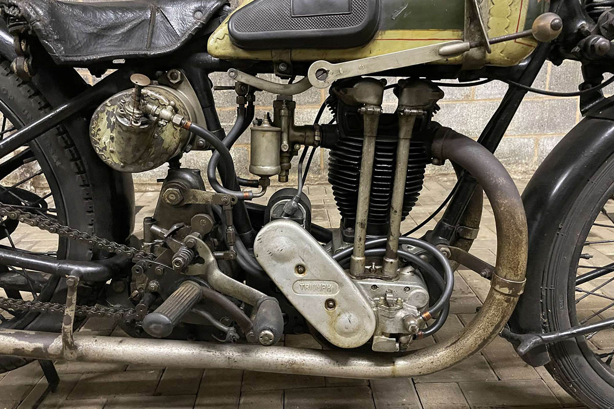 La moto se encuentra razonablemente bien