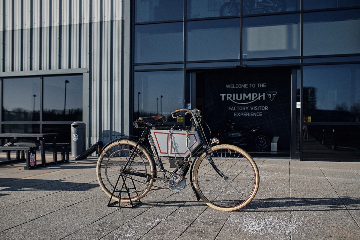 Primer prototipo de Triumph, fabricado en 1901