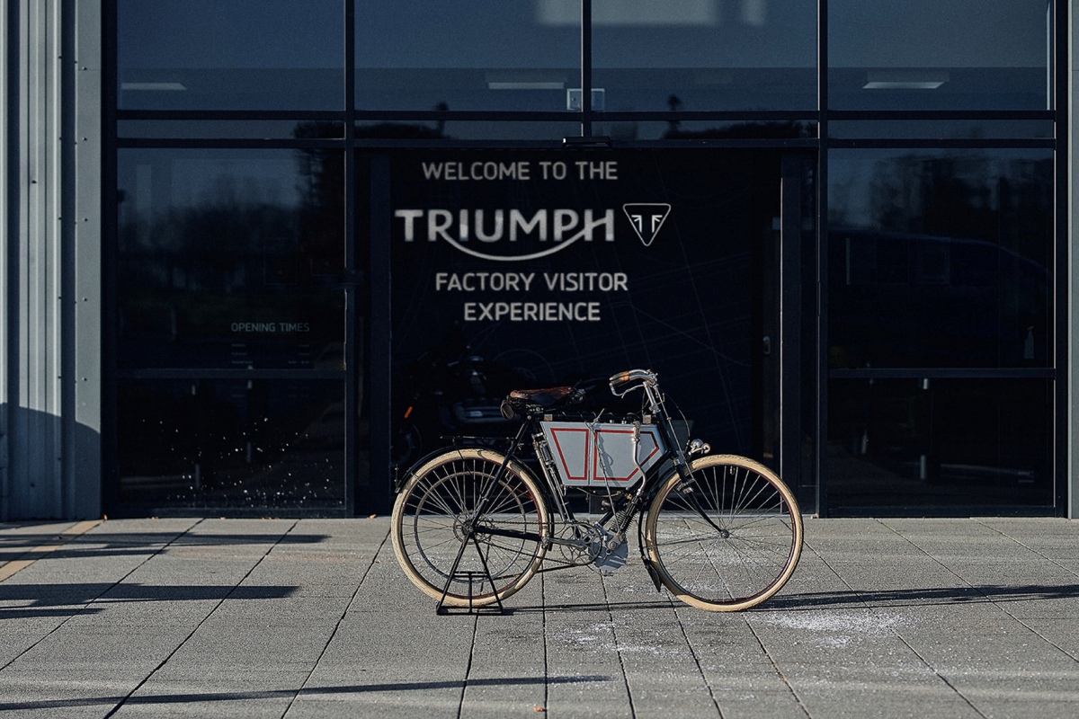 Primer prototipo de Triumph, fabricado en 1901