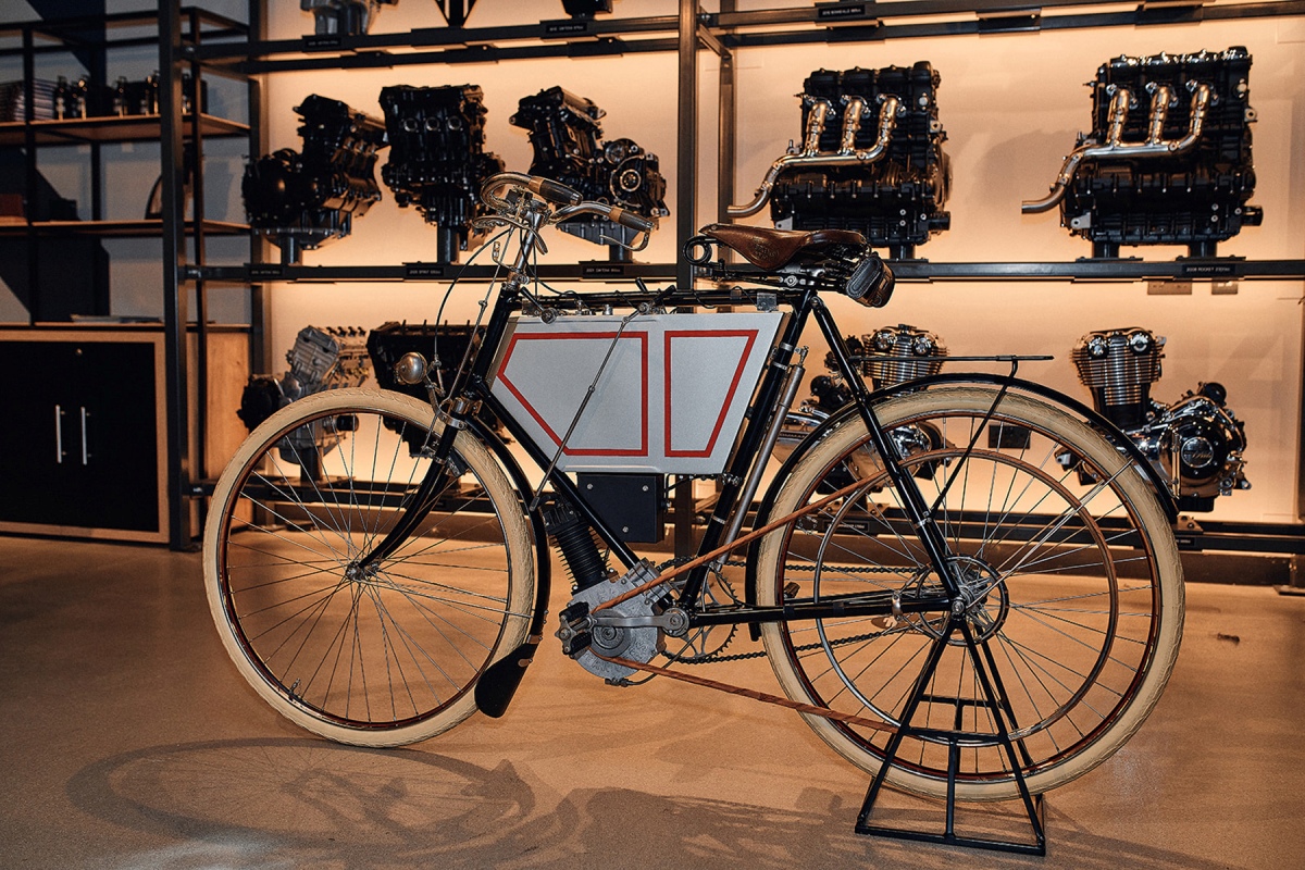 Primer prototipo de Triumph, fabricado en 1901