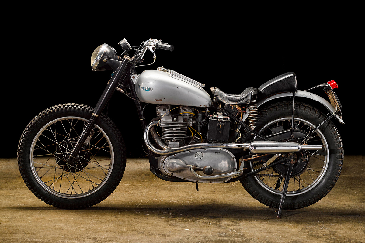 La Triumph Trophy TR5 500 de Fonz en Happy Days fue customizada para la serie de televisión