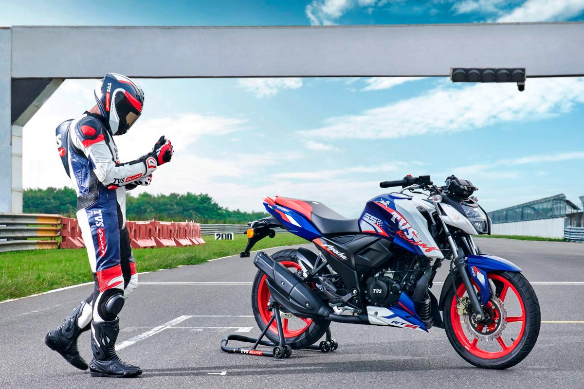 Solo se construirán 200 unidades de la nueva TVS Apache RTR 165 RP