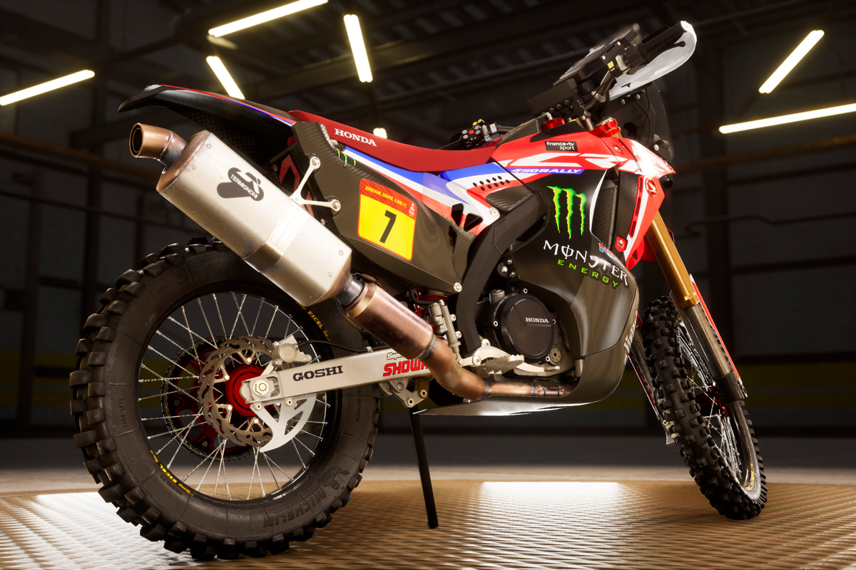 Pilotar una moto en el Rally Dakar en el salón de tu casa será posible gracias a Dakar Desert Rally
