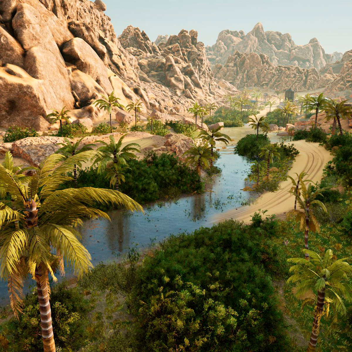 Uno de los escenarios por donde transcurre el nuevo videojuego del Dakar