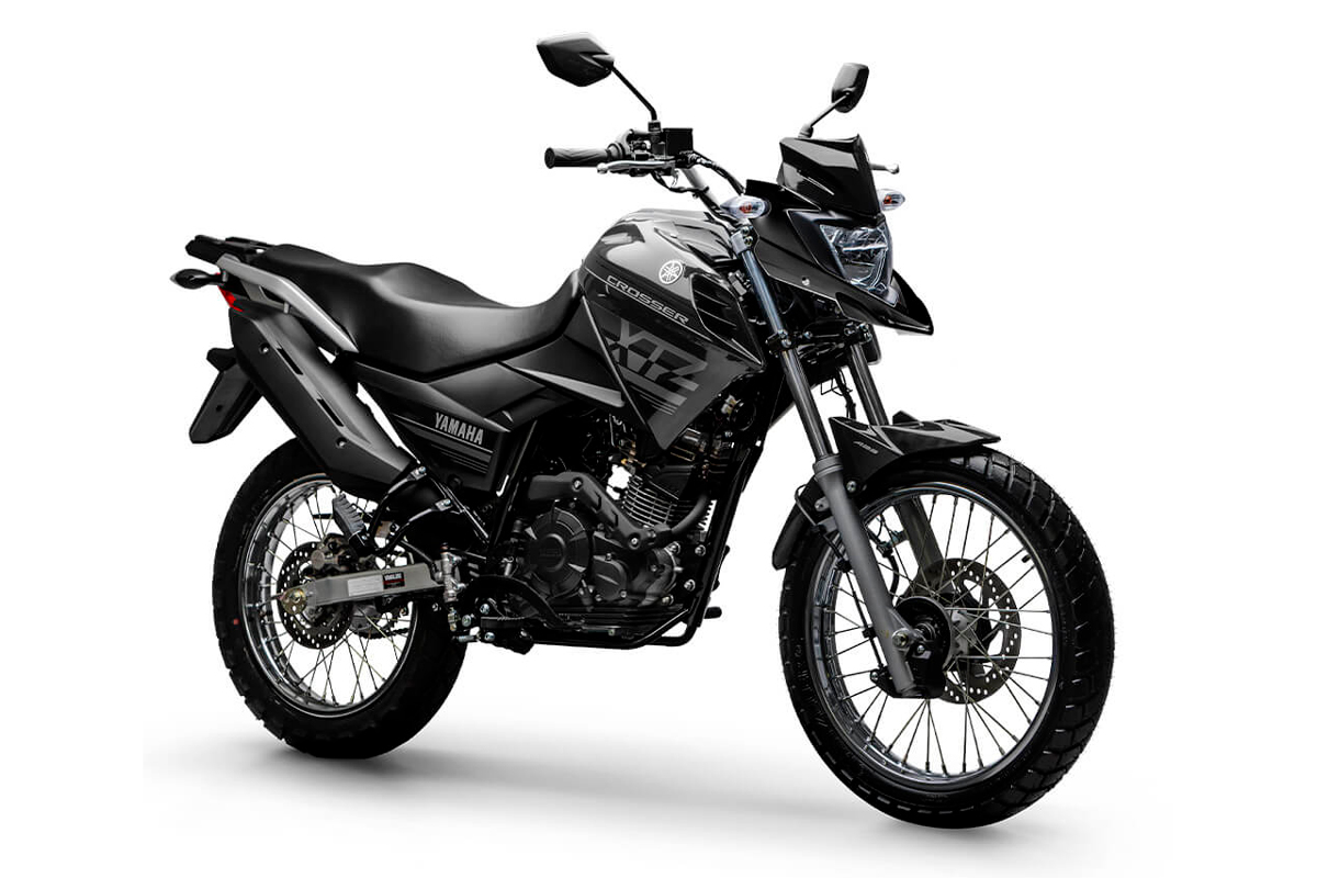 La nueva Yamaha adventure Crosser 150 S en color negro
