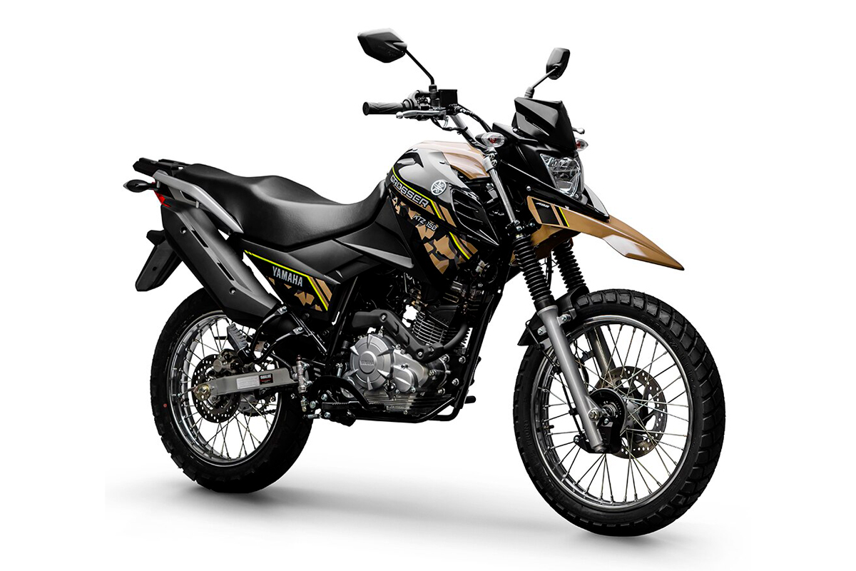 La nueva Yamaha adventure Crosser 150 Z en acabado Arena Dakar