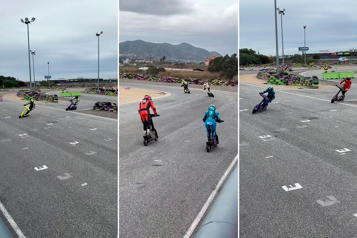 Para competir en patinete eléctrico necesitas ir bien equipado