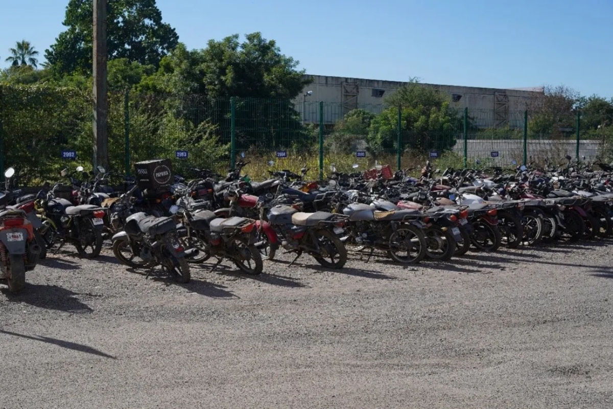 Algunos depósitos de motos en México tienen hasta 800 motos abandonadas