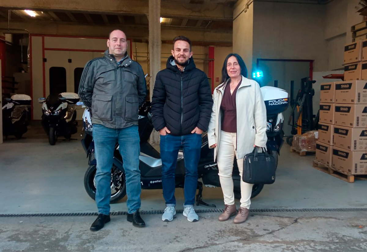 Presentación del SYM Cruisym 300 para la Policía Nacional de Canarias