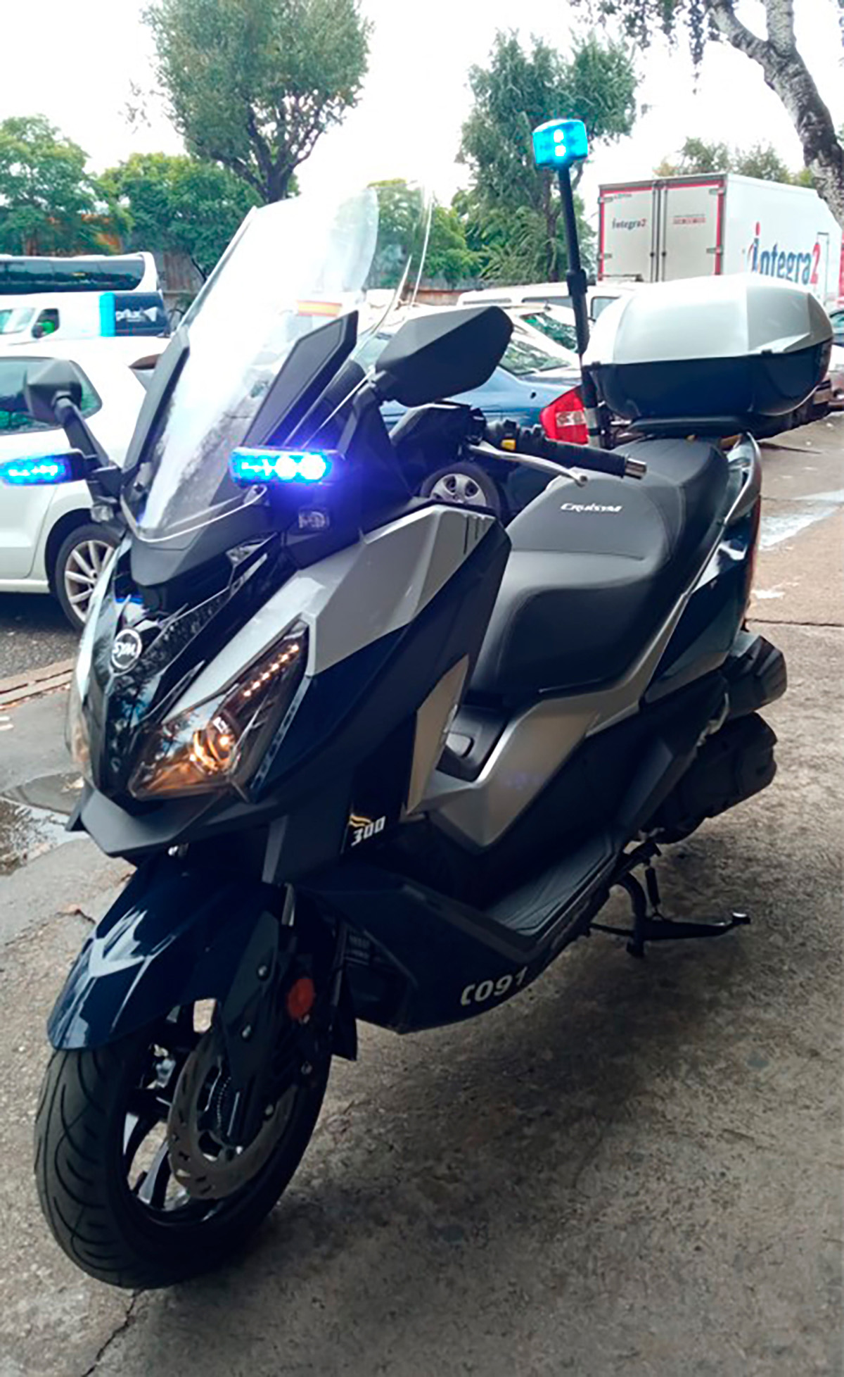 El SYM Cruisym 300 ya forma parte de la Policía Nacional de Canarias
