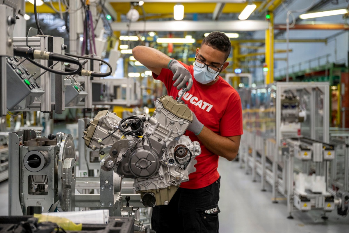 Líneas de producción Ducati