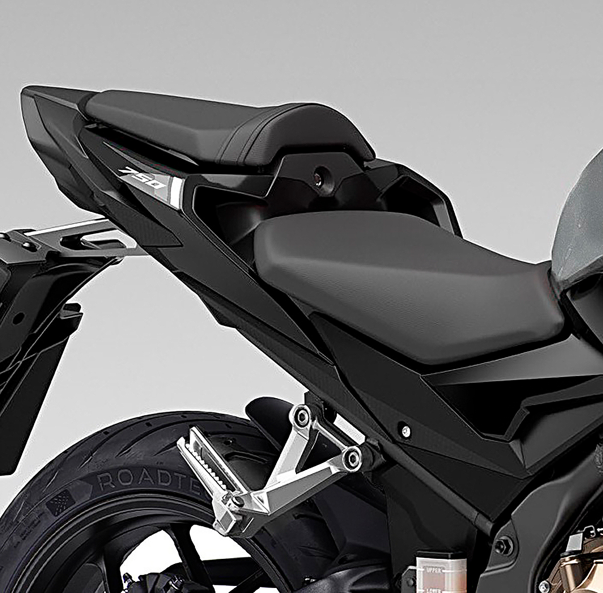 Detalle del asiento de la nueva Honda Hornet 2022 según Autoby