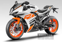 Así imaginaba Kardesign la futura KTM RC 890 (o 990 más bien)
