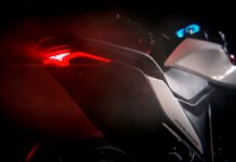 Malaguti Drakon 125 2022 - Detalle de la parte trasera