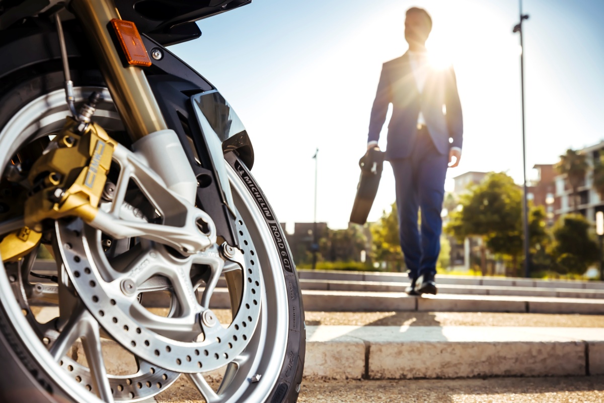 Michelin Road 6 GT, de cerca