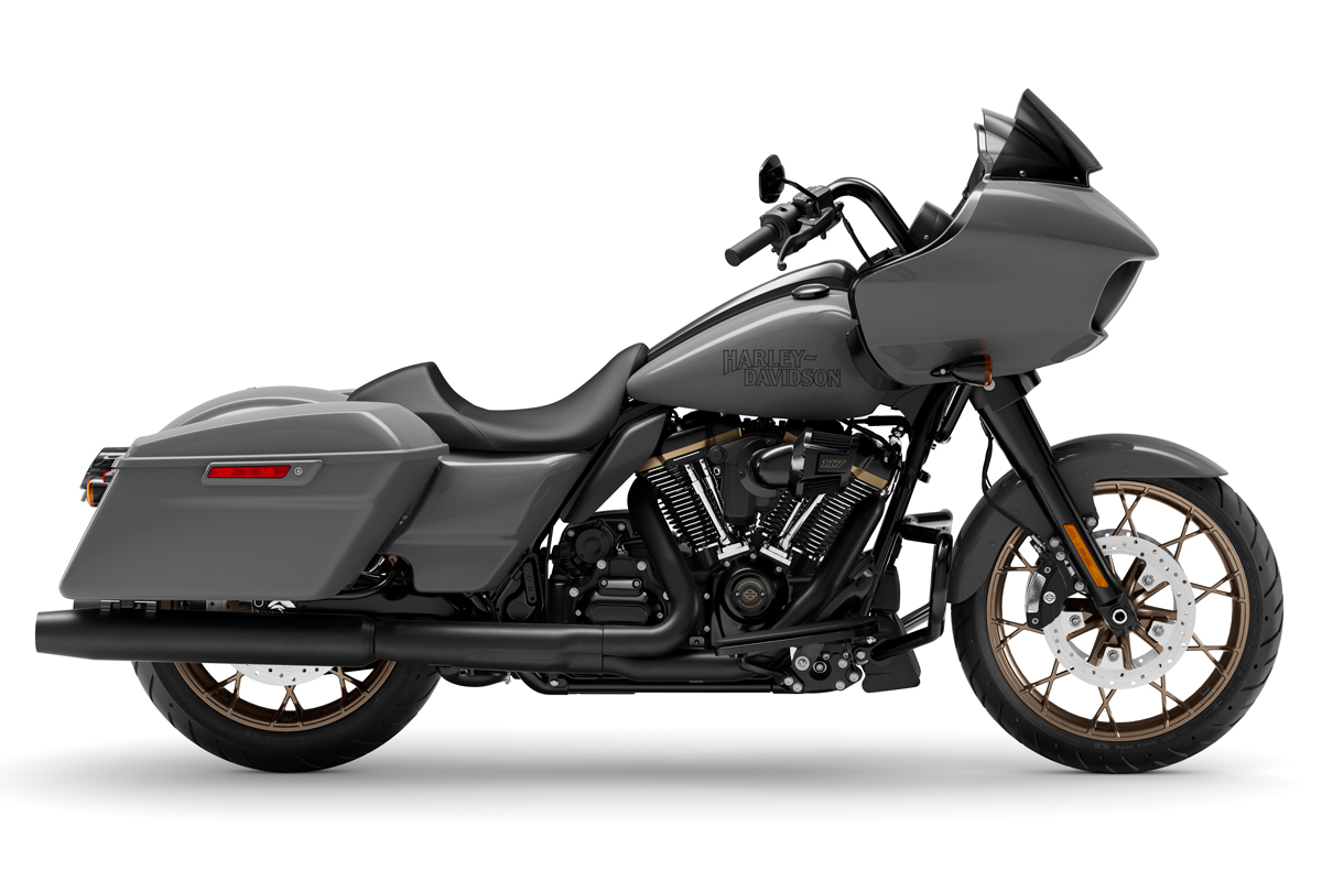 La nueva Harley-Davidson Road Glide ST 2022 en gris